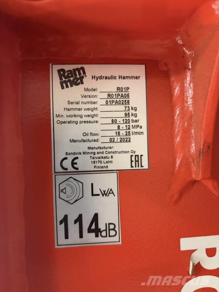 Rammer R01P ハンマー／ブレーカ