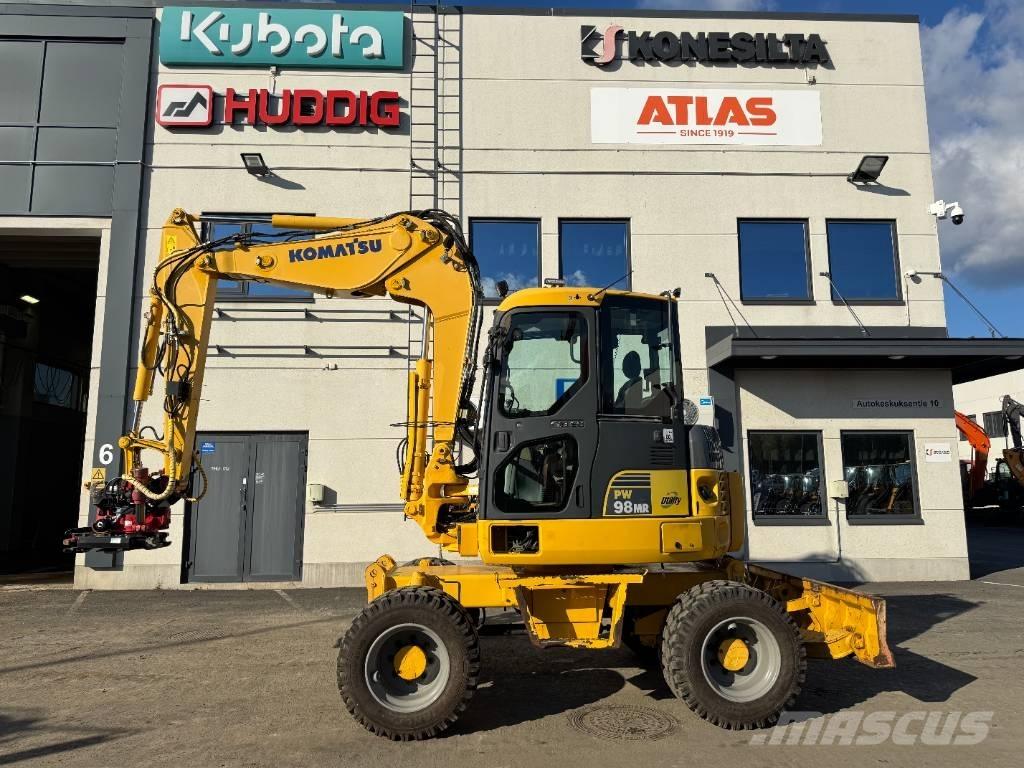 Komatsu PW 98 MR-6 ホイール式油圧ショベル（パワーショベル・ユンボ・バックホー）