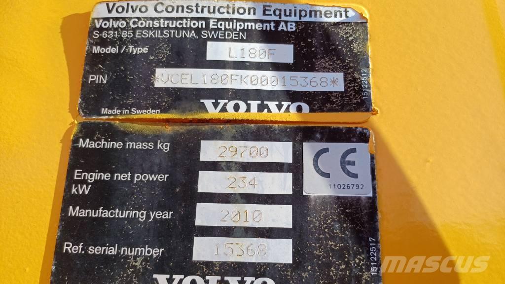 Volvo L 180 F ホイールローダー・タイヤショベル