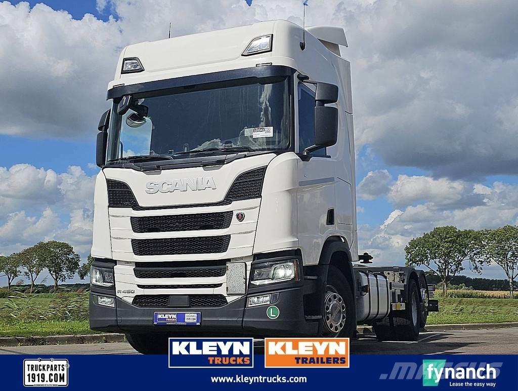 Scania R450 6x2*4 ケーブルリフト着脱式トラック