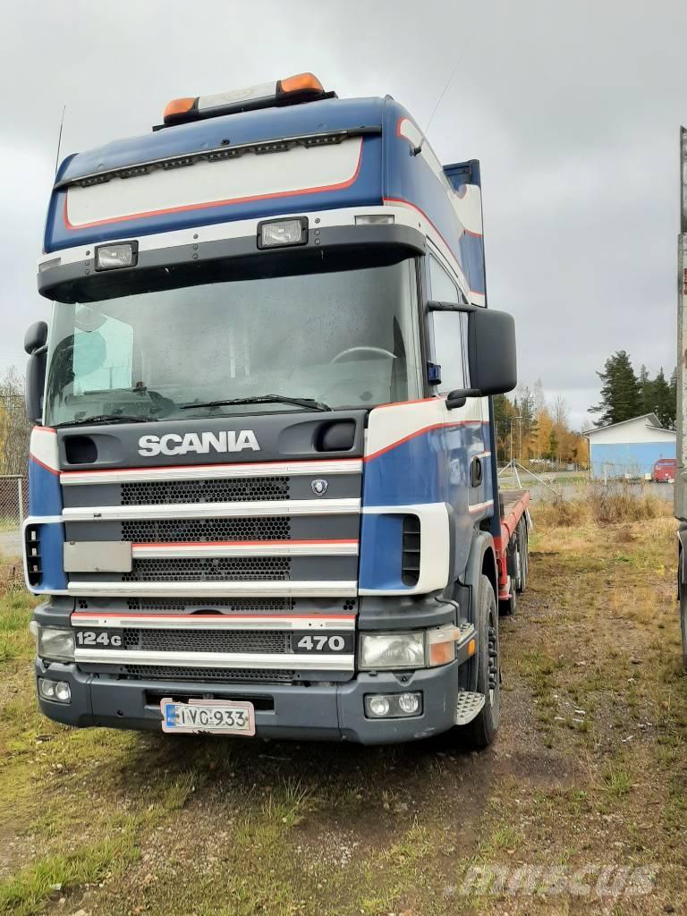 Scania R 124 クレーントラック、ユニック車