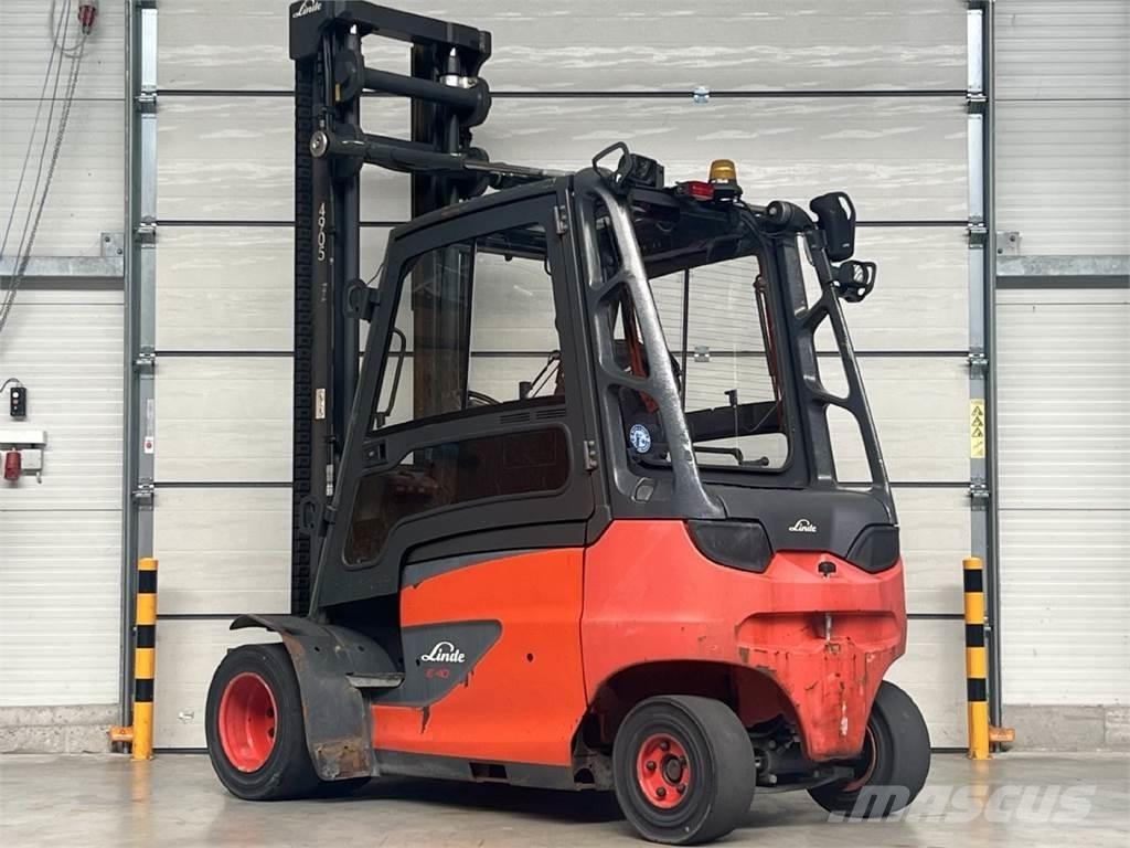 Linde E40H-01/600 バッテリーフォークリフト