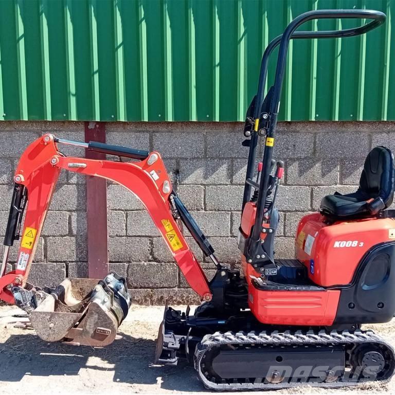 Kubota K 008-3 ミニ油圧ショベル 7t以下（ミニユンボ・ミニディガー）