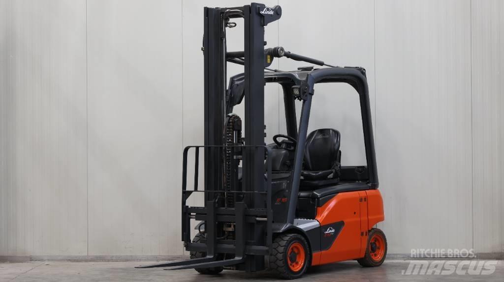 Linde E 16 P バッテリーフォークリフト