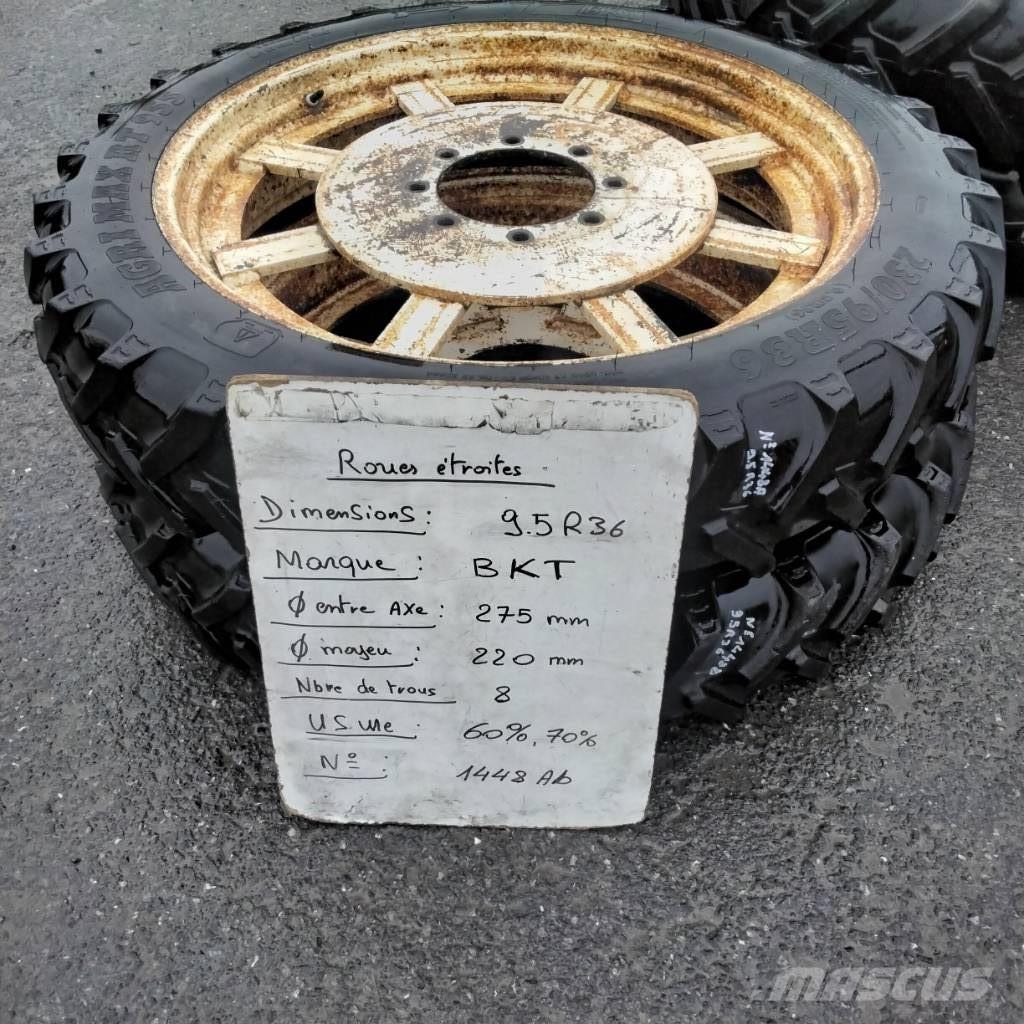 BKT 9.5R36 タイヤ、ホイル、リム
