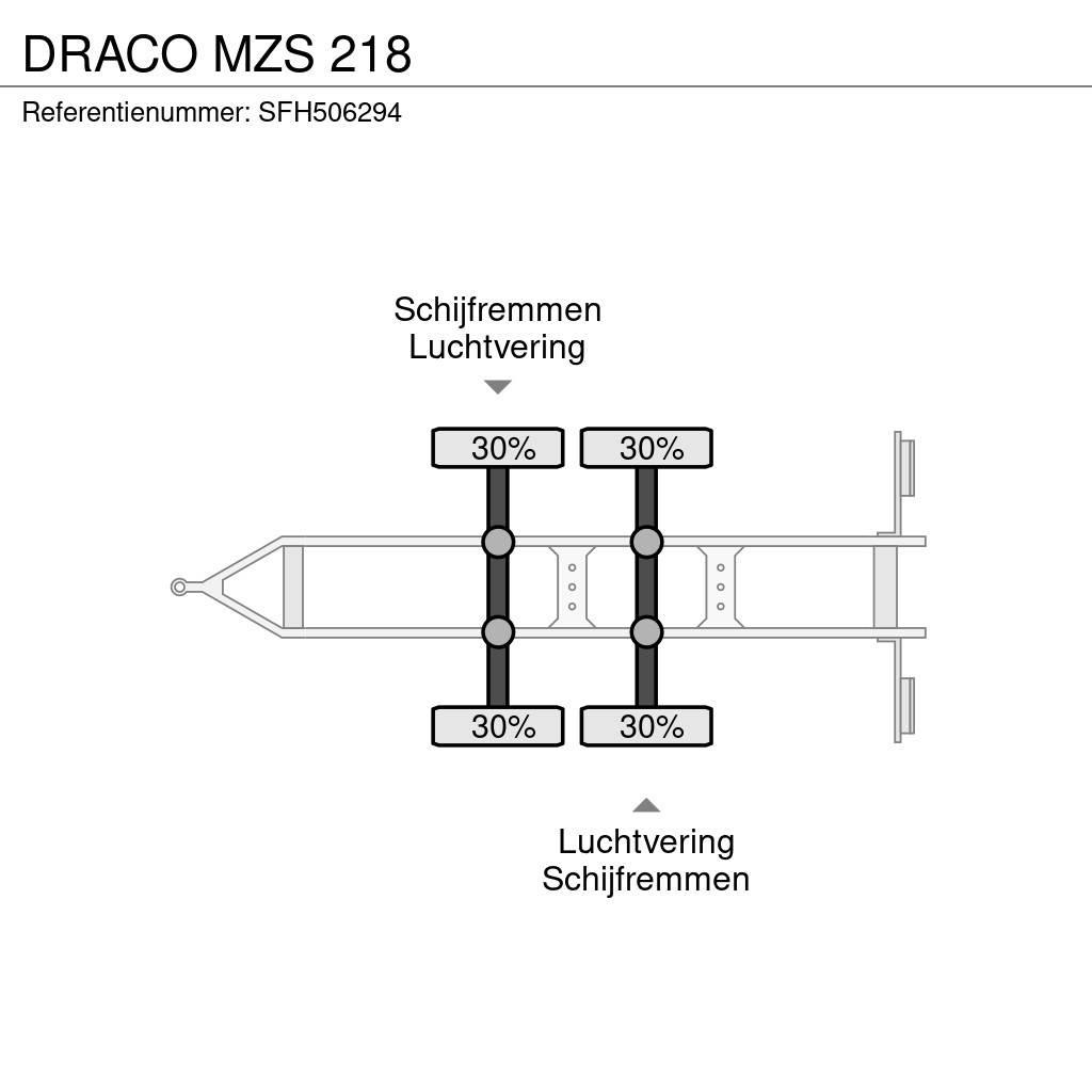 Draco MZS 218 ボックスボディートレーラー