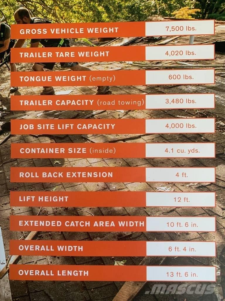  Equipter RB4000 ダンプトレーラー