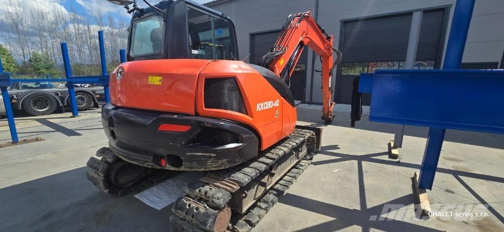 Kubota KX 080-4 CX 中型油圧ショベル 7ｔ-12ｔ（ユンボ・パワーショベル・バックホー）