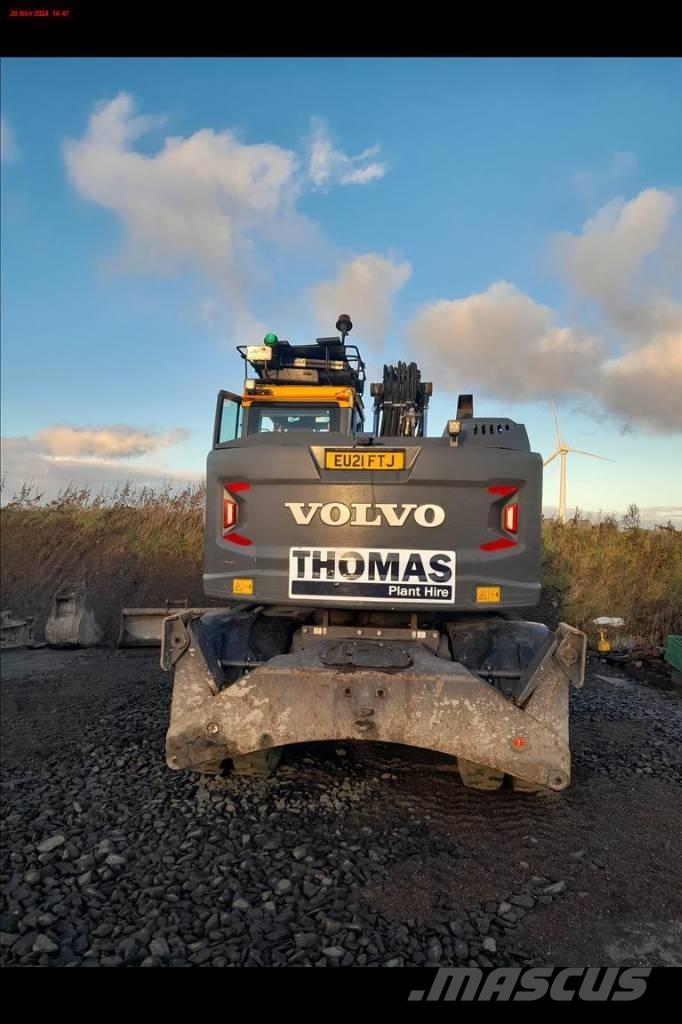 Volvo EWR 150 E ホイール式油圧ショベル（パワーショベル・ユンボ・バックホー）