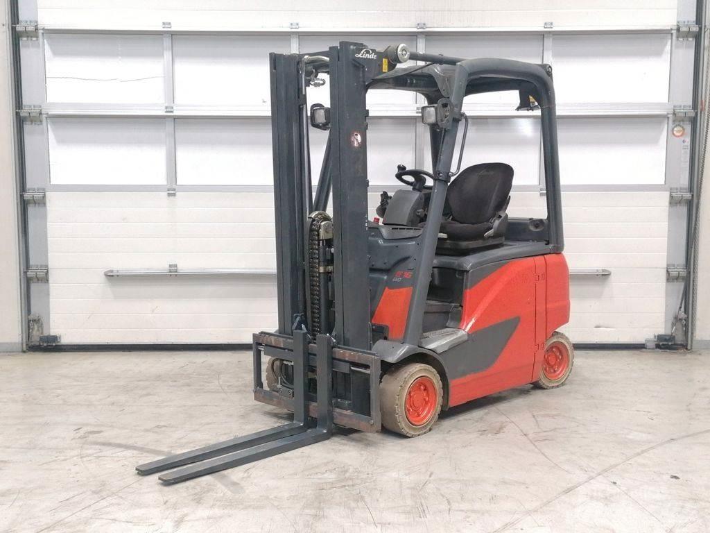 Linde E16PH-02 バッテリーフォークリフト