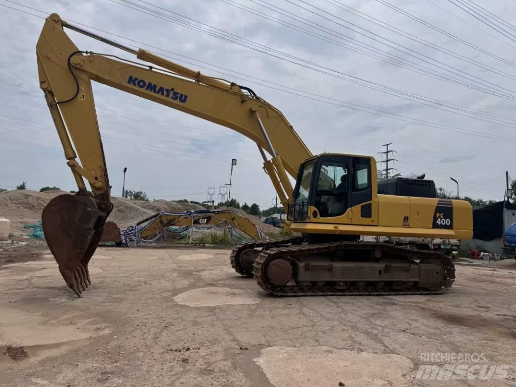 Komatsu PC 400-8 水陸両用油圧ショベル、ユンボ