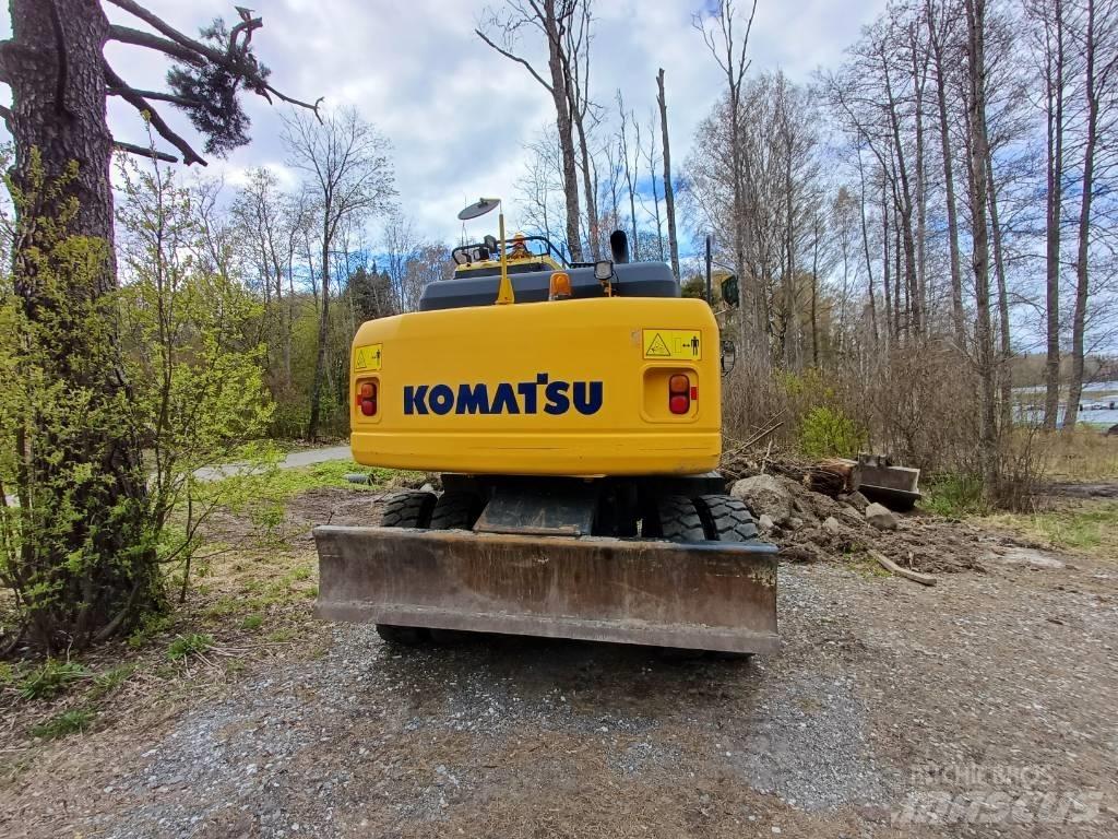 Komatsu PW 160-7E0 ホイール式油圧ショベル（パワーショベル・ユンボ・バックホー）