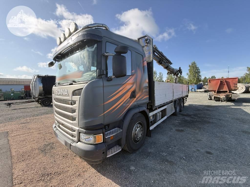 Scania G 450 LB クレーントラック、ユニック車