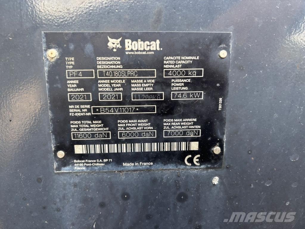 Bobcat T 40.180 テレスコーピックハンドラー
