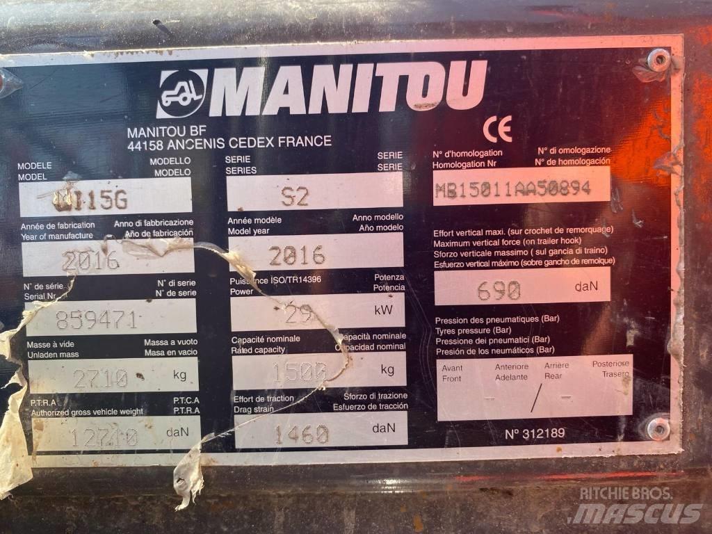 Manitou MI 15 G LPGフォークリフト