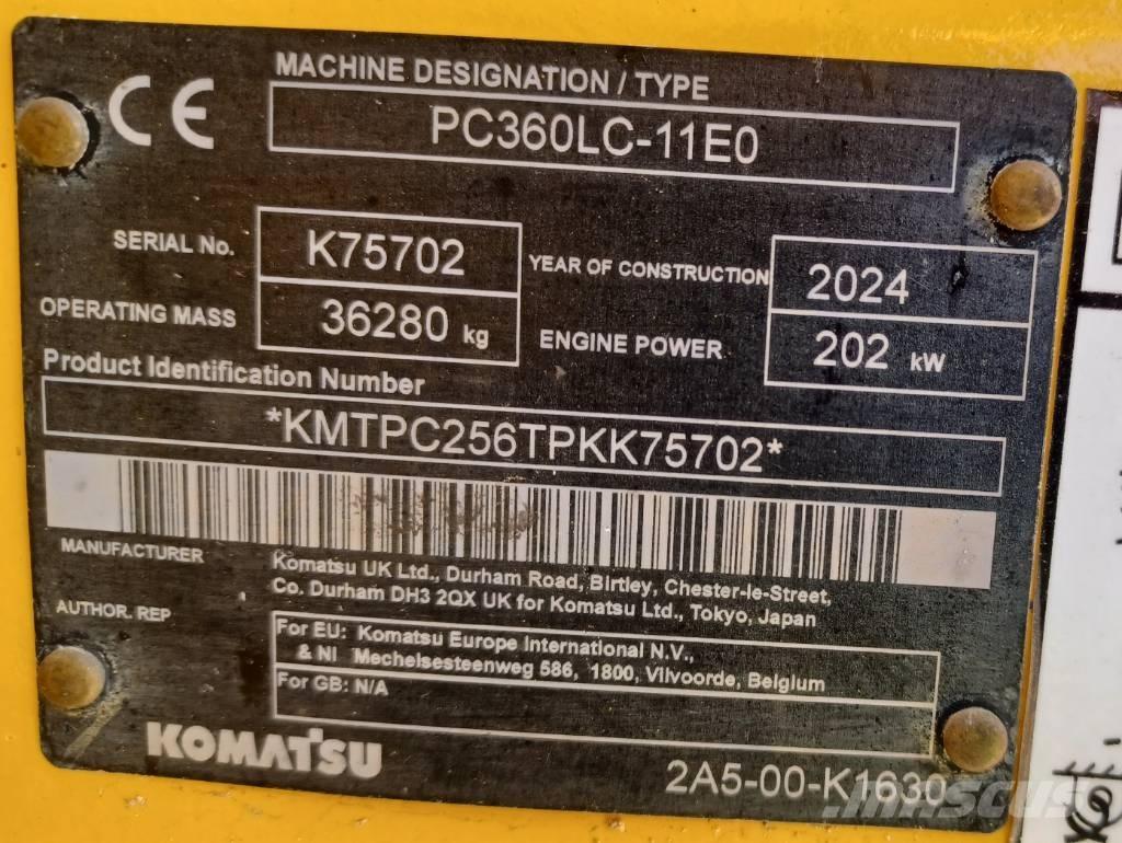 Komatsu PC360LC-11 大型油圧ショベル12t以上（パワーショベル・ユンボ）