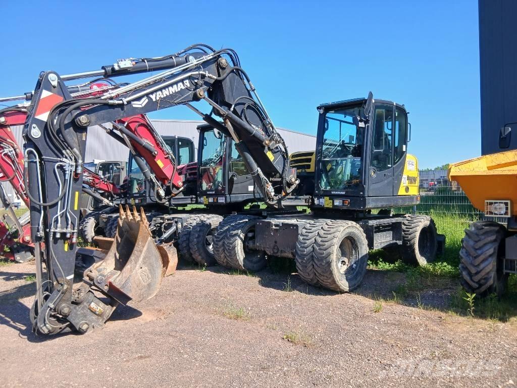 Yanmar B 110 W ホイール式油圧ショベル（パワーショベル・ユンボ・バックホー）