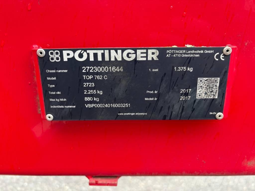 Pöttinger Top 762 C ウィンドローア/レーキ