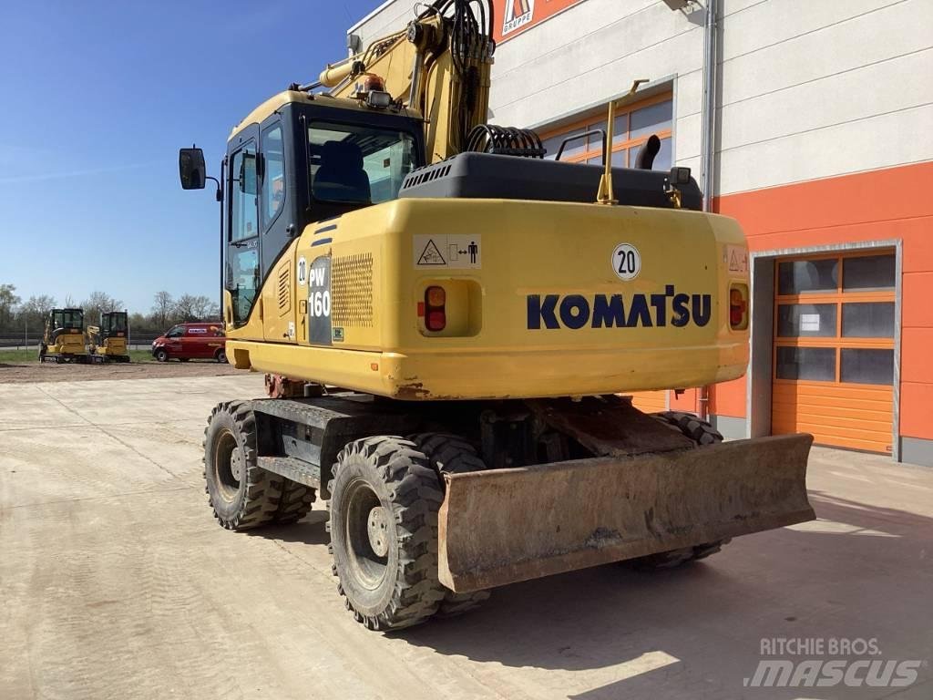Komatsu PW 160-7E0 ホイール式油圧ショベル（パワーショベル・ユンボ・バックホー）
