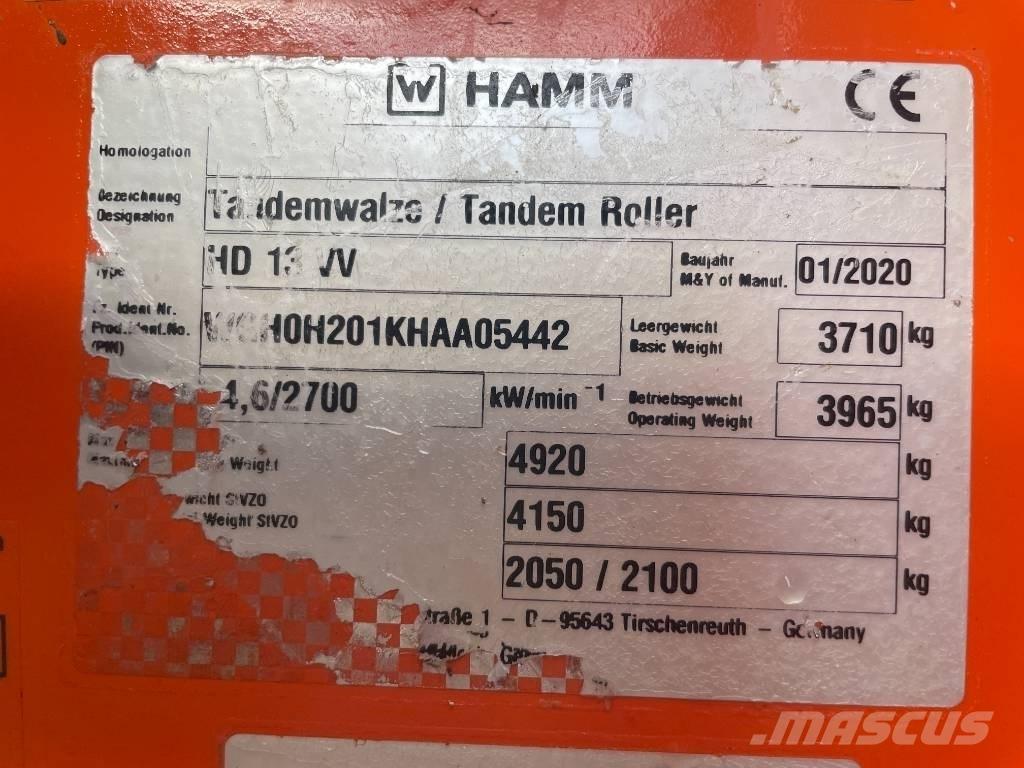 Hamm HD 13 VV タンデムローラ