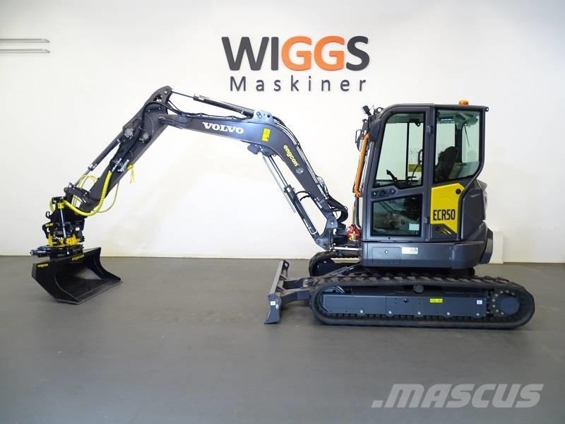 Volvo ECR50F ミニ油圧ショベル 7t以下（ミニユンボ・ミニディガー）