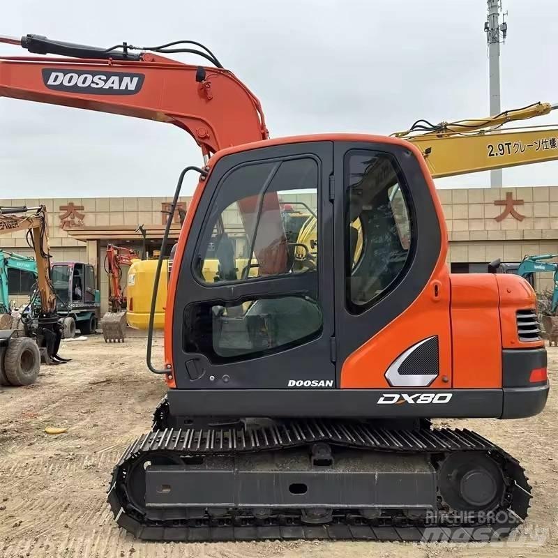 Doosan DX 80 中型油圧ショベル 7ｔ-12ｔ（ユンボ・パワーショベル・バックホー）