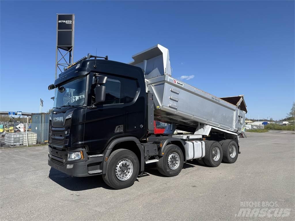 Scania R580 8X4 ダンプ