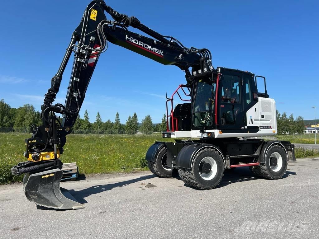 Hidromek HMK 150 WR ホイール式油圧ショベル（パワーショベル・ユンボ・バックホー）