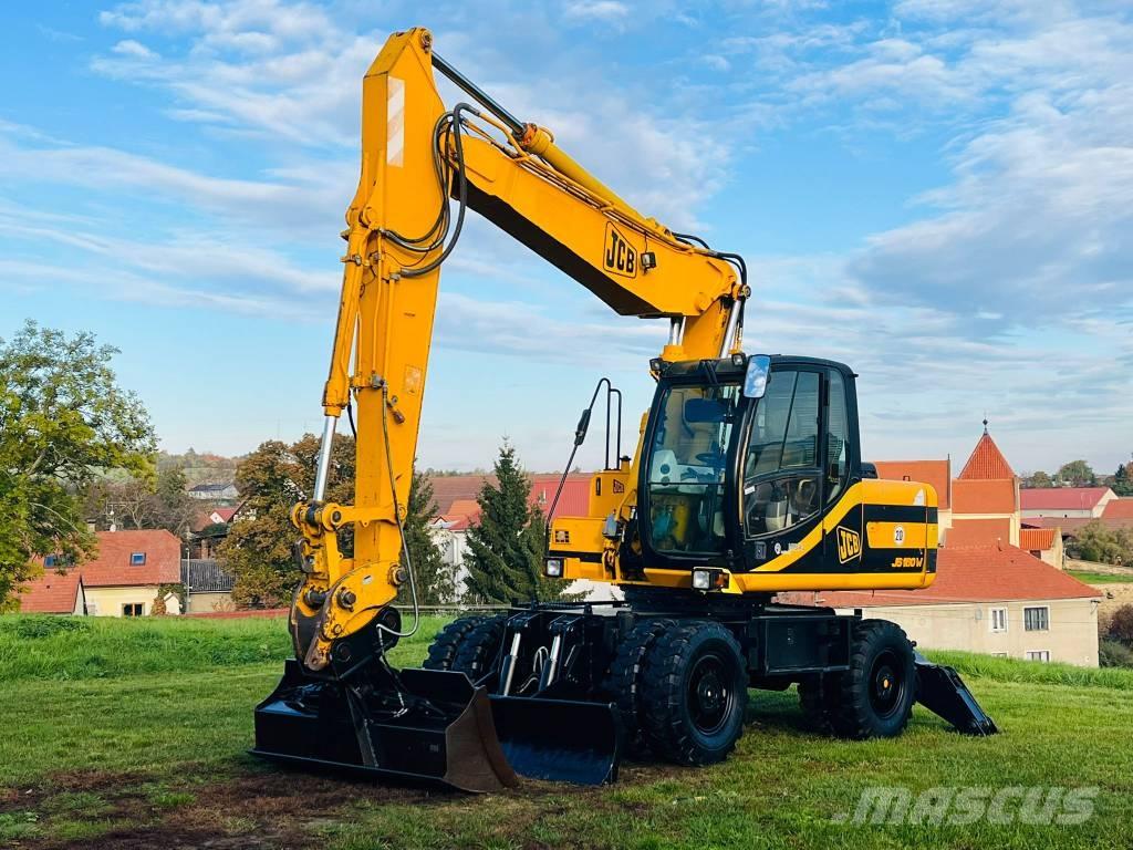 JCB JS 160 W ホイール式油圧ショベル（パワーショベル・ユンボ・バックホー）