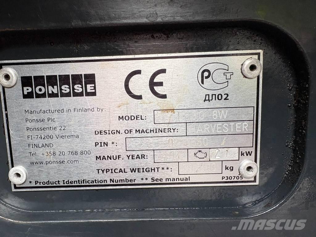 Ponsse Ergo 8W ハーベスター