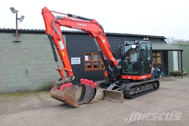 Kubota KX 080-4 中型油圧ショベル 7ｔ-12ｔ（ユンボ・パワーショベル・バックホー）