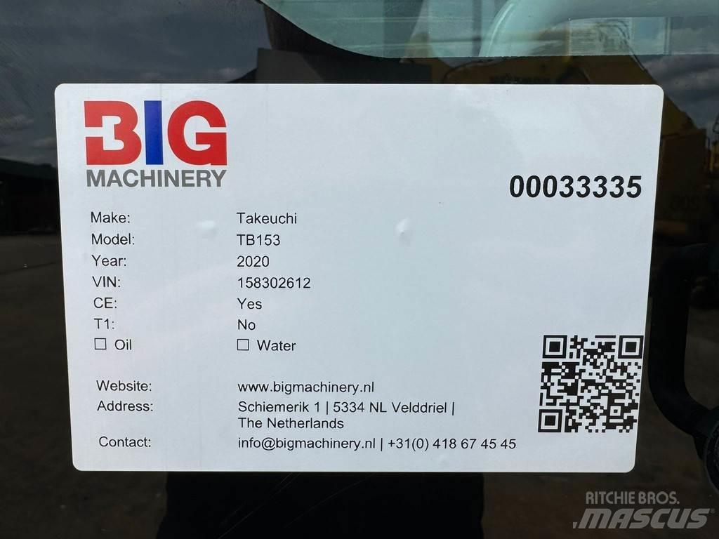 Takeuchi TB153 特殊油圧ショベル