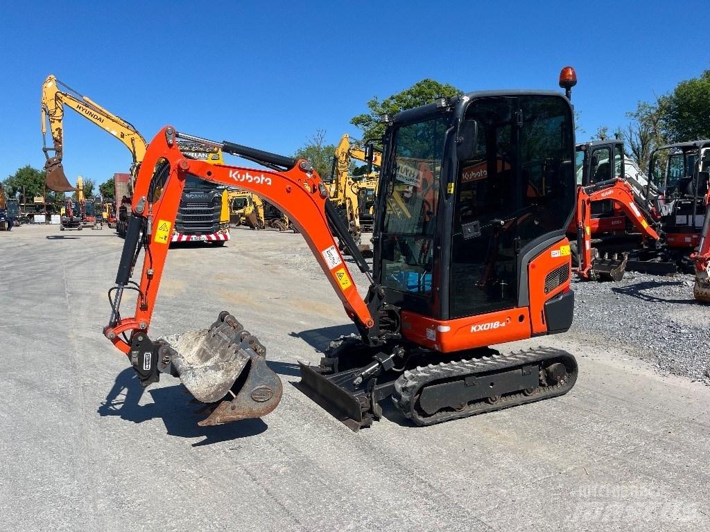 Kubota KX 018-4 ミニ油圧ショベル 7t以下（ミニユンボ・ミニディガー）
