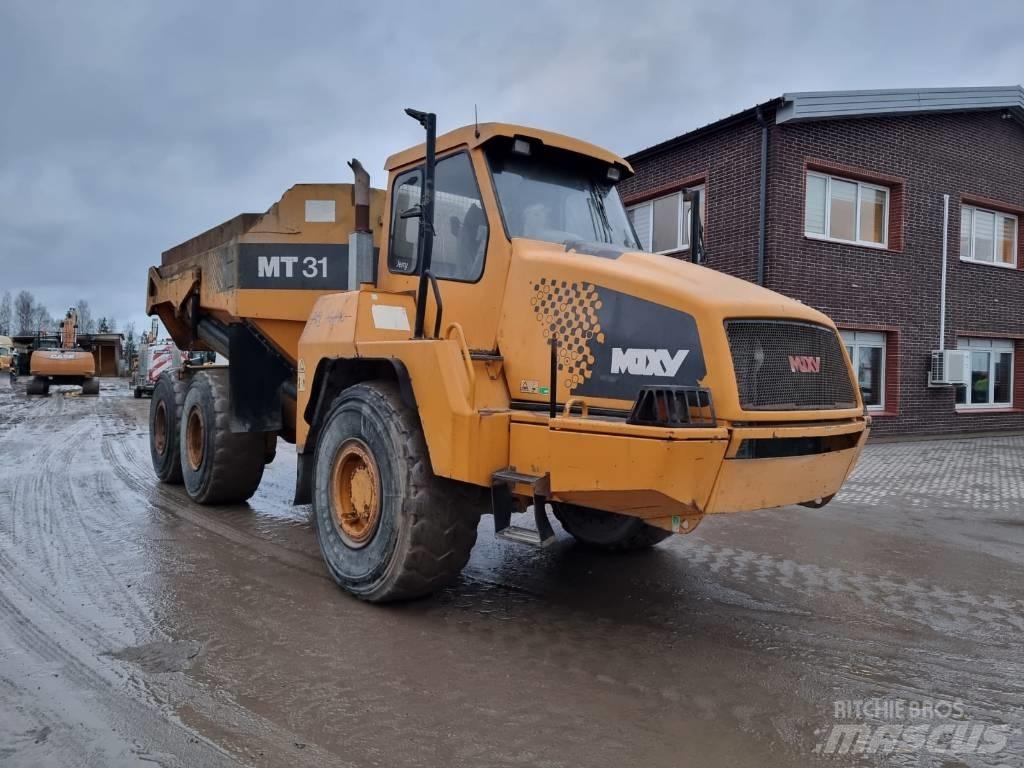 Moxy MT 31 6x6 アーティキュレート式ダンプトラック