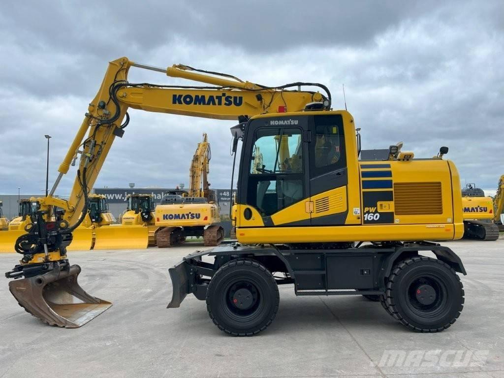 Komatsu PW 160-11 ホイール式油圧ショベル（パワーショベル・ユンボ・バックホー）