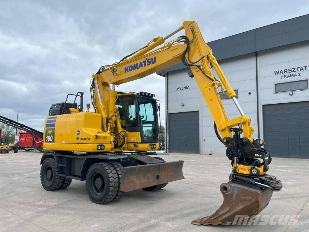 Komatsu PW 160-11 ホイール式油圧ショベル（パワーショベル・ユンボ・バックホー）