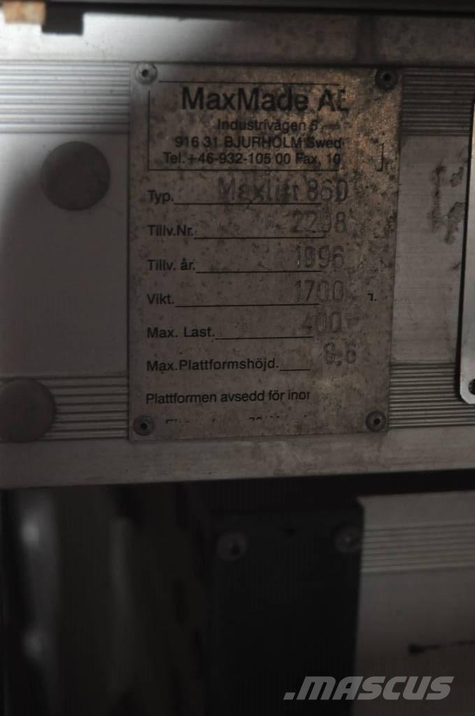  Max Made AB SAXLIFT マテリアルハンドリング-その他