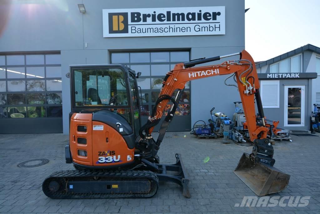 Hitachi ZX 33 U-6 ミニ油圧ショベル 7t以下（ミニユンボ・ミニディガー）