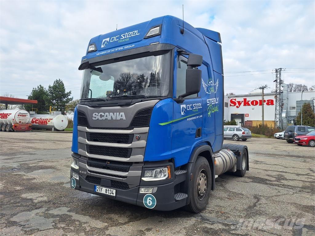 Scania R 410 LNG 中古トラクターヘッド | トレーラーヘッド
