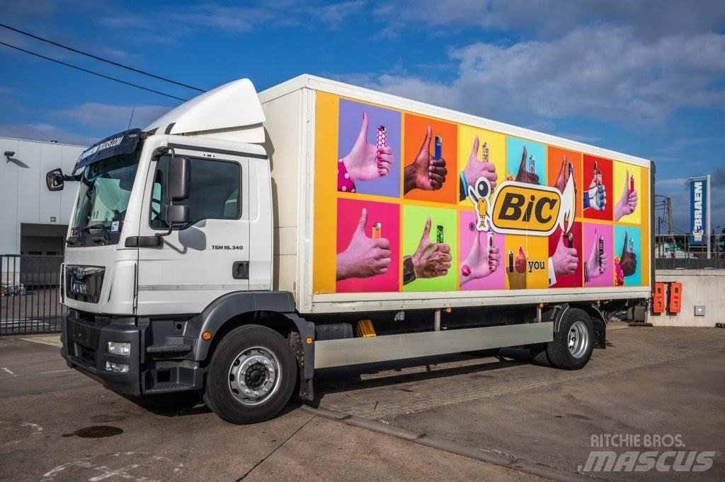 MAN TGM 18.340 BL ボックスボディー、ウイング、箱車