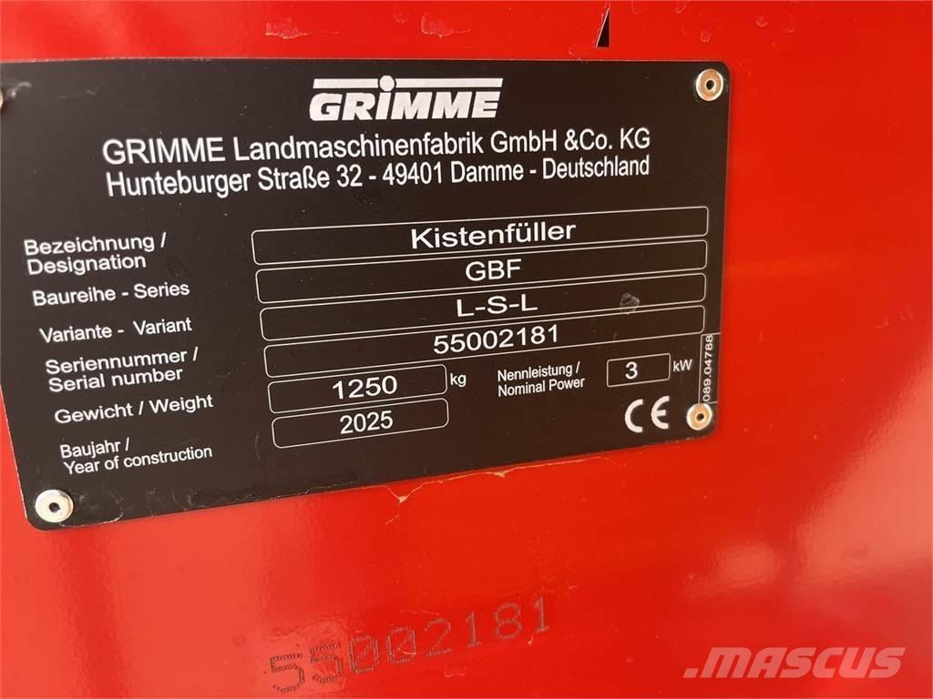 Grimme GBF LSL 収獲コンベア・箱詰め機