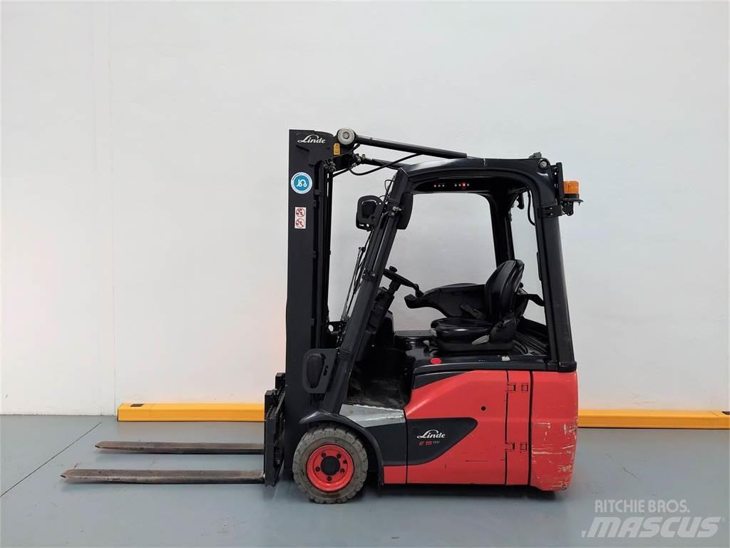 Linde E15 EVO バッテリーフォークリフト
