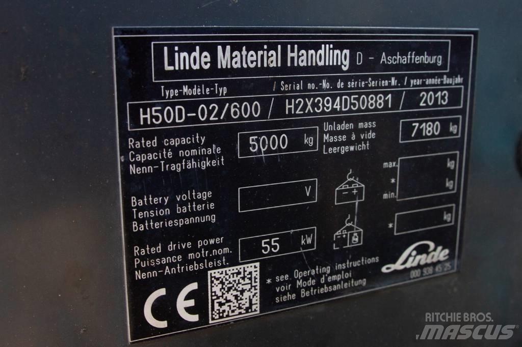 Linde H50D-02/600 ディーゼル・軽油