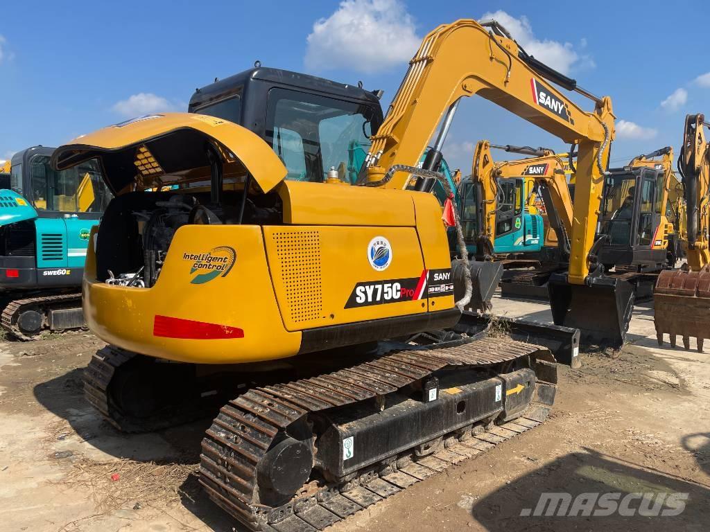 Sany SY 75 C pro 中型油圧ショベル 7ｔ-12ｔ（ユンボ・パワーショベル・バックホー）