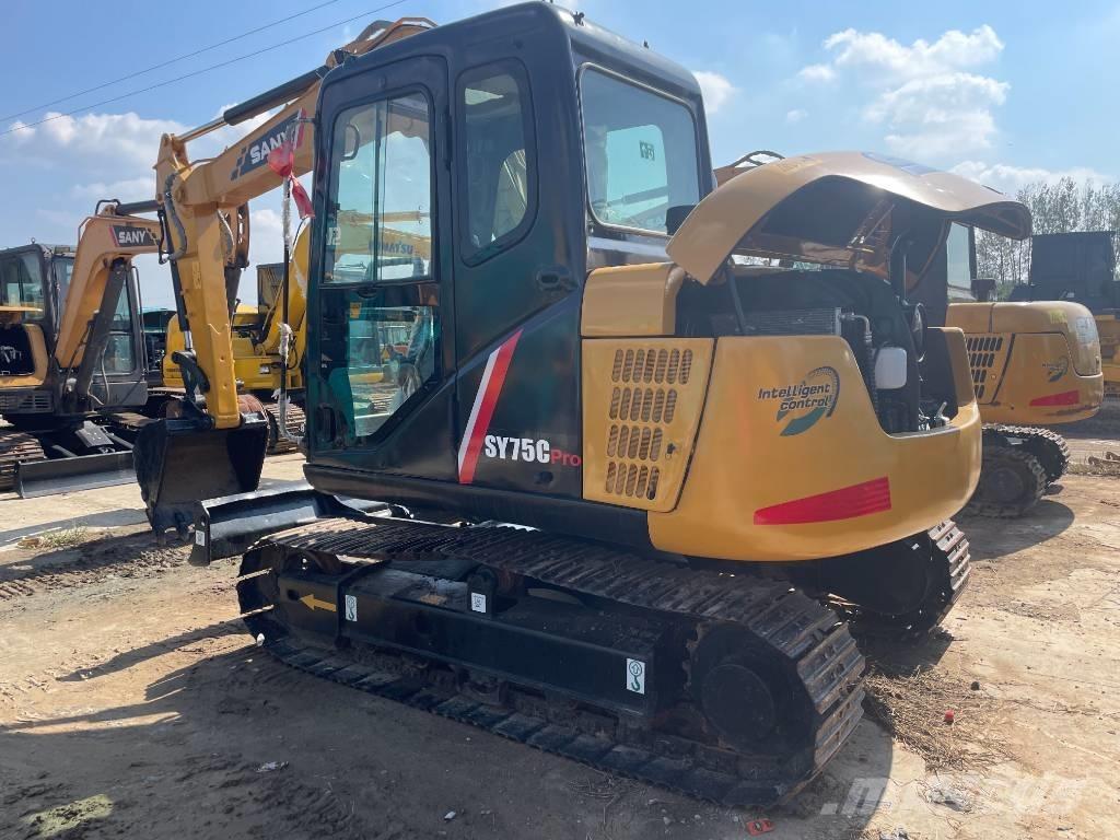 Sany SY 75 C pro 中型油圧ショベル 7ｔ-12ｔ（ユンボ・パワーショベル・バックホー）