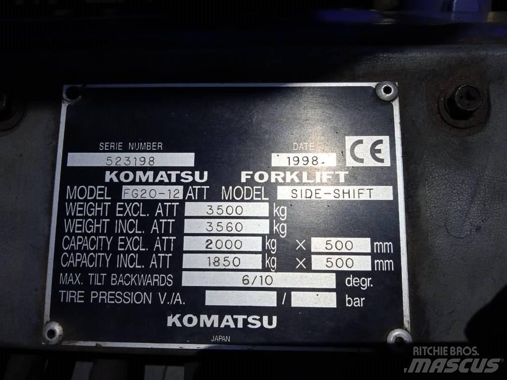 Komatsu FG20-12 LPGフォークリフト