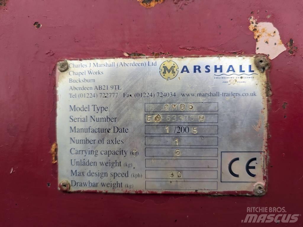 Marshall QMD6 ダンプトレーラー