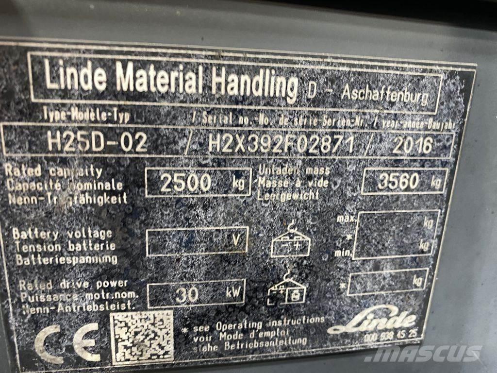 Linde H25D-02 ディーゼル・軽油