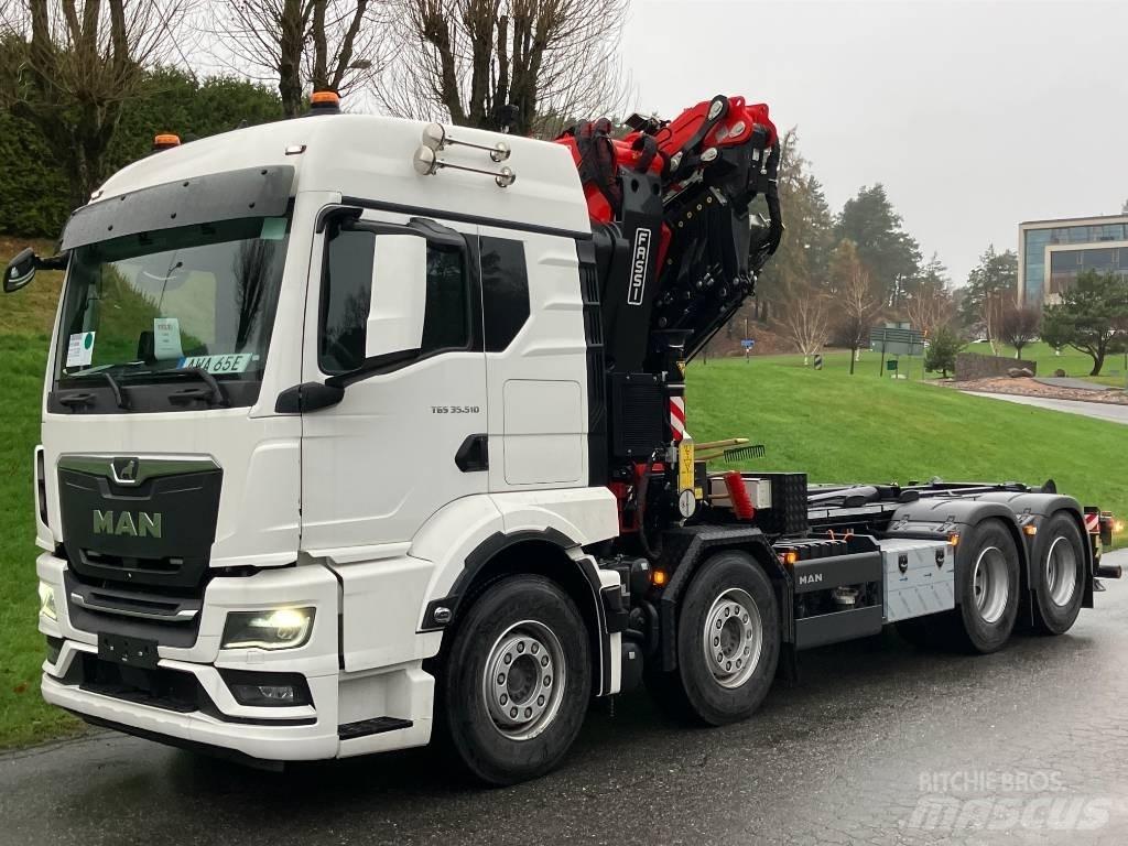 MAN TGS 35.510 クレーントラック、ユニック車