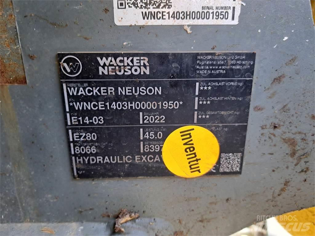 Wacker Neuson EZ80 大型油圧ショベル12t以上（パワーショベル・ユンボ）
